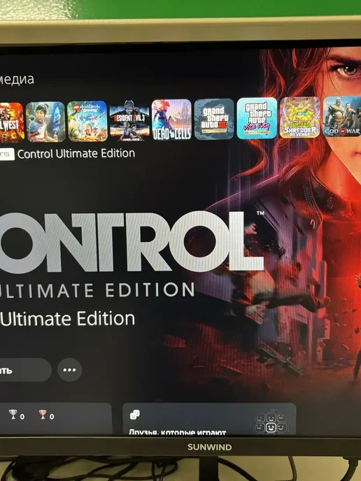 Игровая консоль PS5 Slim 1TB шитая + игры, 1 ТБ