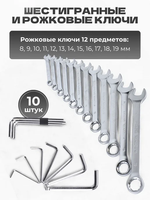 Набор инструментов для автомобиля. Инструменты набор, вариант, фото 6