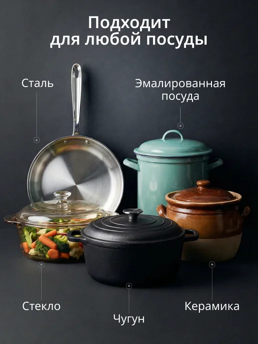 voochi Плитка настольная электрическая 3500 Вт для дома и дачи, 3500 Вт, фото 4