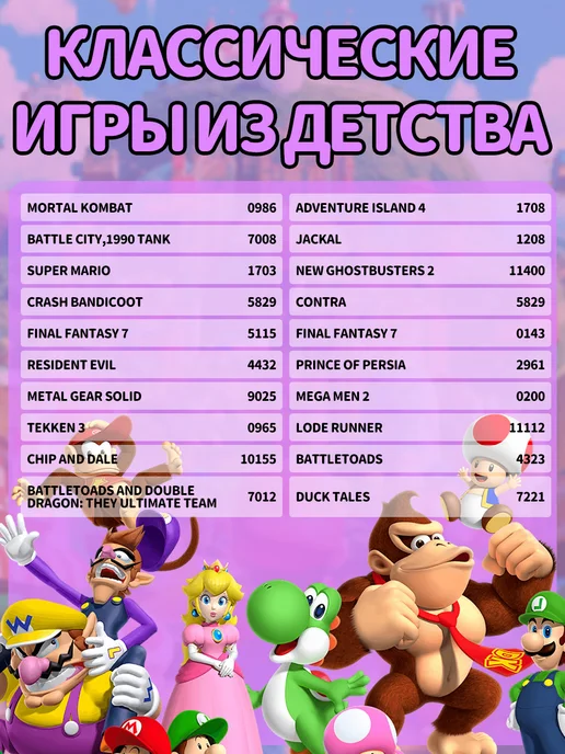 Игровая приставка с 20500 ретро-играми, поддержка 4K, HDMI, вариант, фото 6