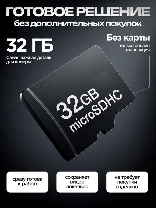 Мини камера видеонаблюдения, черный, фото 2