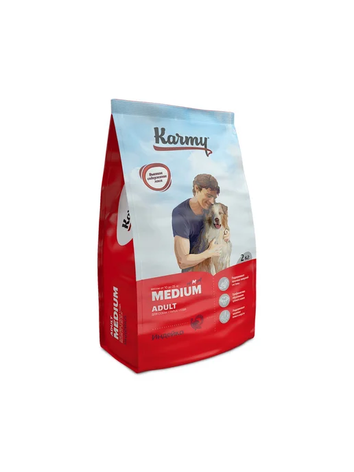 Сухой корм KARMY для собак, взрослые, средние, индейка, 2,05 кг, фото 2