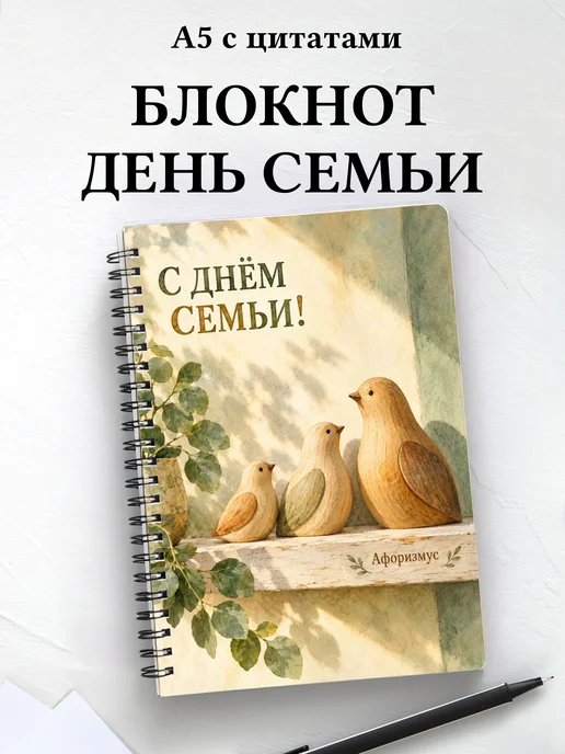 Блокнот к Дню семьи, любви и верности с цитатами