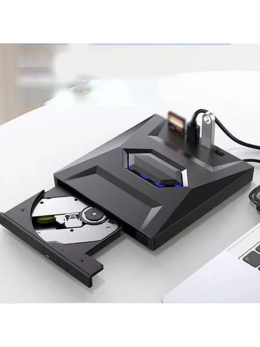 Внешний привод 7 в 1 для ноутбука и компьютера с USB, вариант, фото 8