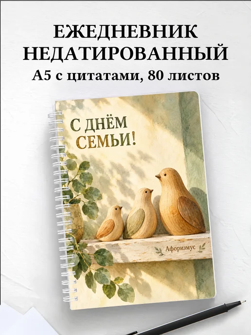Ежедневник недатированный День семьи, любви и верности