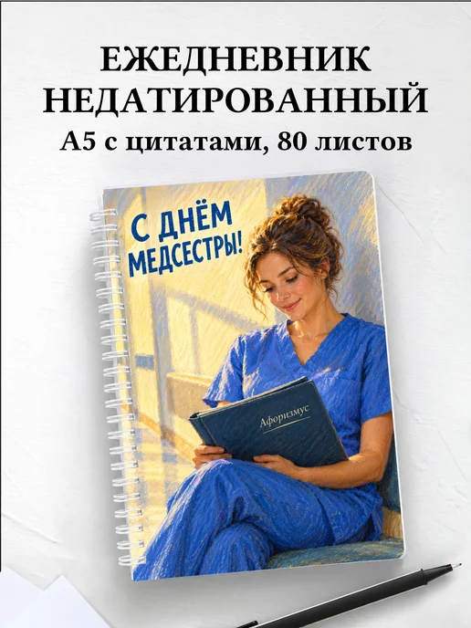 Ежедневник недатированный ко Дню медицинской сестры