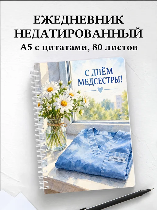 Ежедневник недатированный ко Дню медицинской сестры