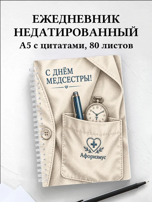 Ежедневник недатированный ко Дню медицинской сестры