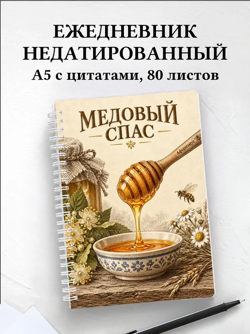 Ежедневник недатированный Медовый Спас