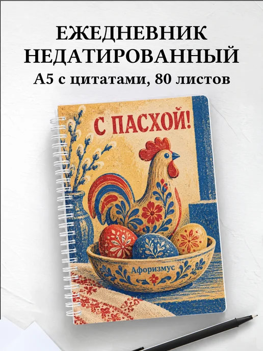 Ежедневник недатированный Пасхальный