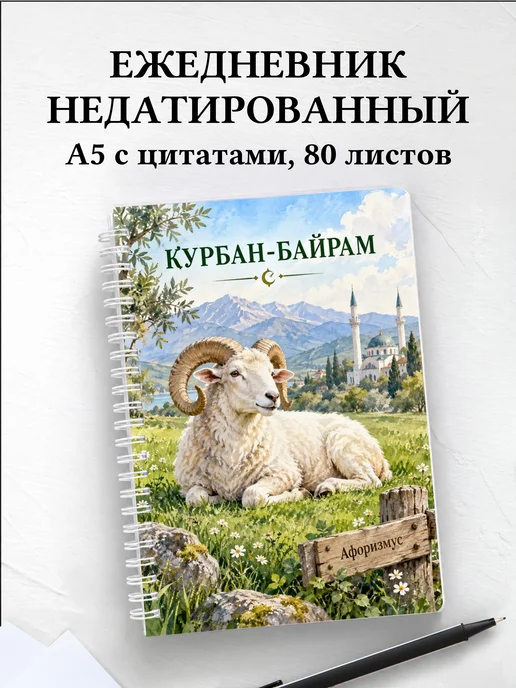 Ежедневник недатированный на Курбан-байрам