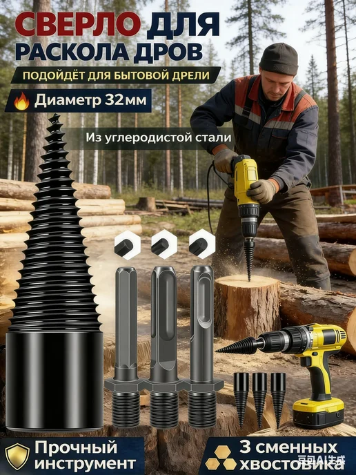 Автоматический дровокол, вариант