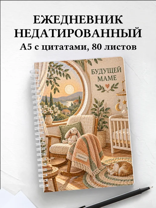 Ежедневник недатированный для будущей мамы