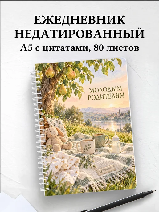 Ежедневник недатированный для молодых родителей