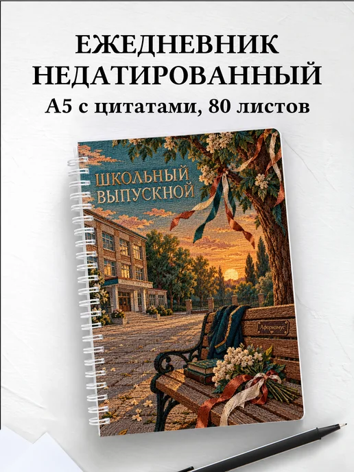 Ежедневник недатированный выпускнику школы