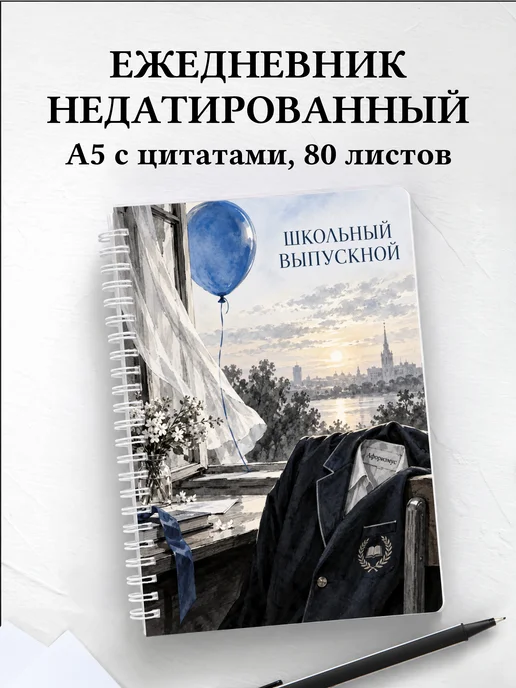 Ежедневник недатированный выпускнику школы