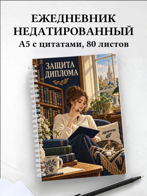 Ежедневник недатированный на защиту диплома