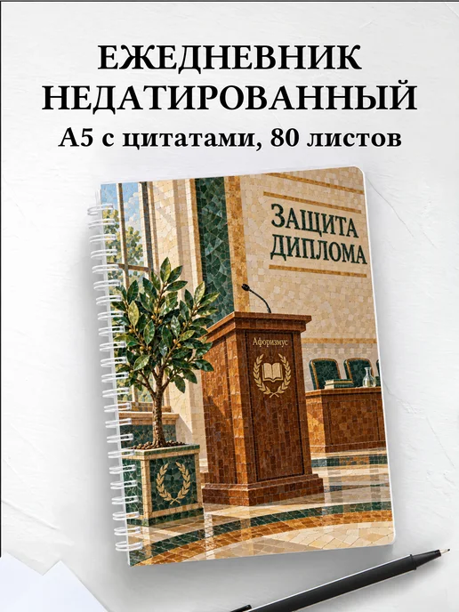 Ежедневник недатированный на защиту диплома