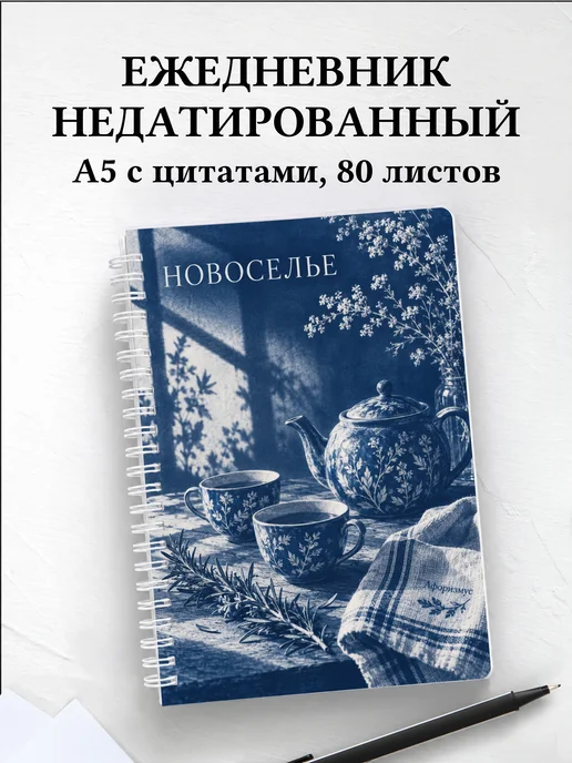 Ежедневник недатированный в подарок на новоселье