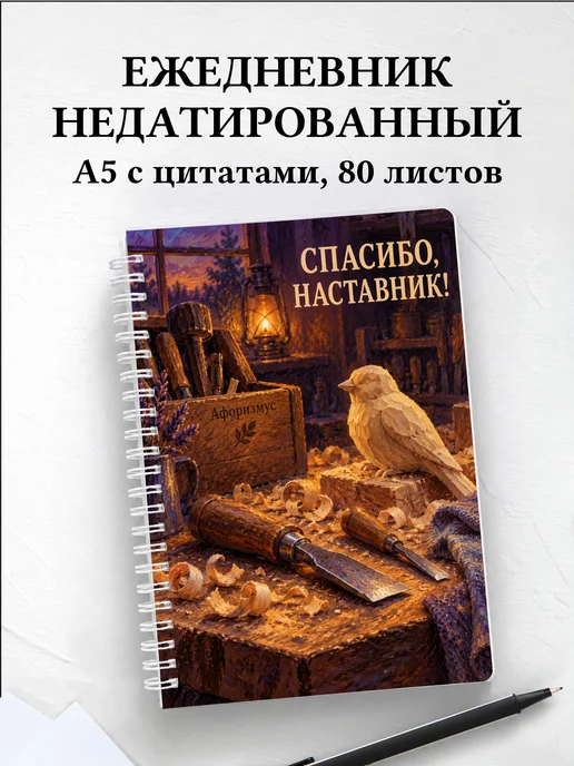 Ежедневник недатированный в благодарность наставнику