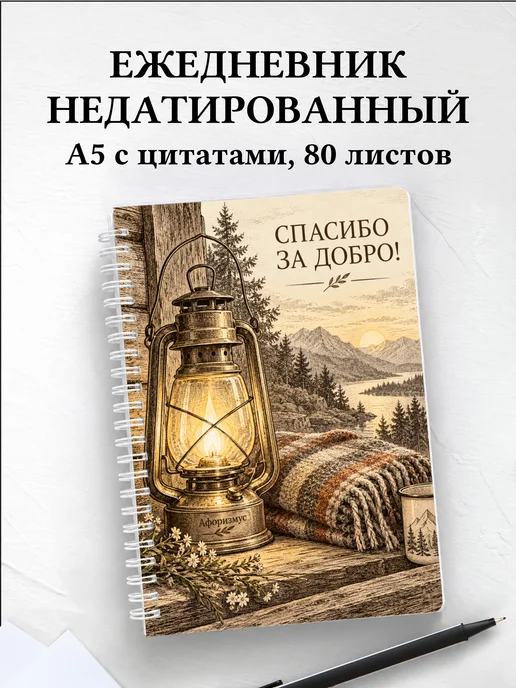 Ежедневник недатированный для волонтёра