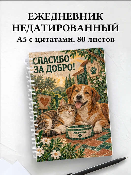 Ежедневник недатированный для волонтёра