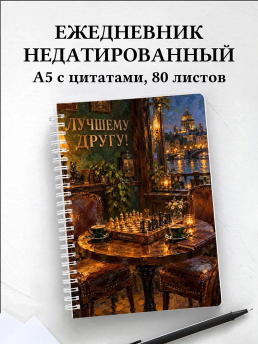 Ежедневник недатированный для друга