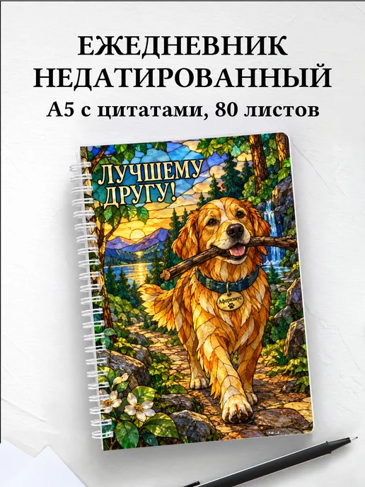 Ежедневник недатированный для друга