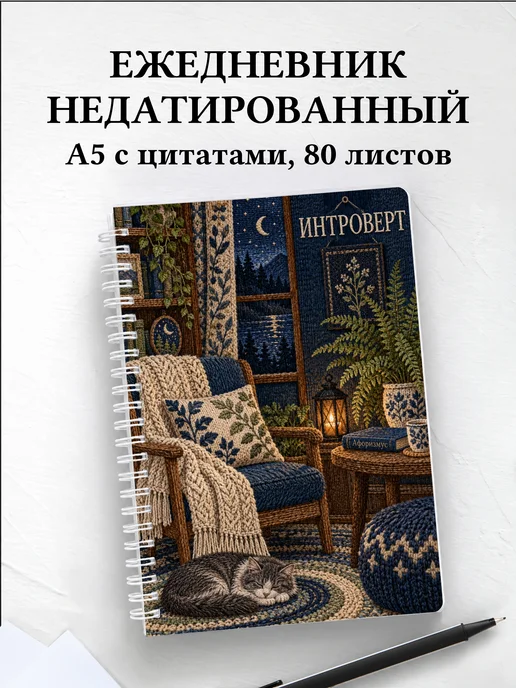 Ежедневник недатированный для интроверта