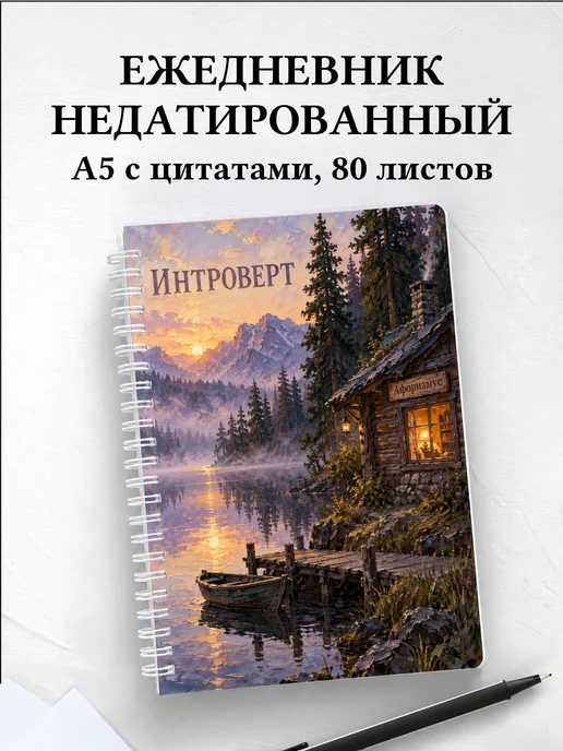 Ежедневник недатированный для интроверта