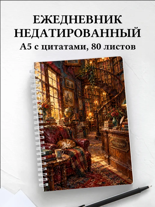 Ежедневник недатированный библиофила