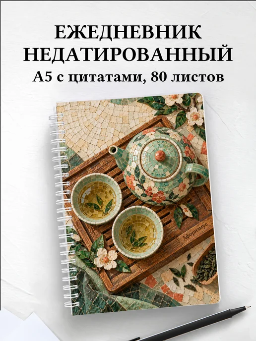 Ежедневник недатированный для любителя чая