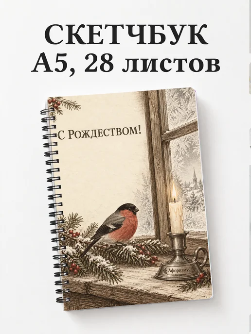 Скетчбук Рождественский