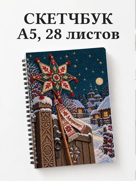 Скетчбук Святки и колядки