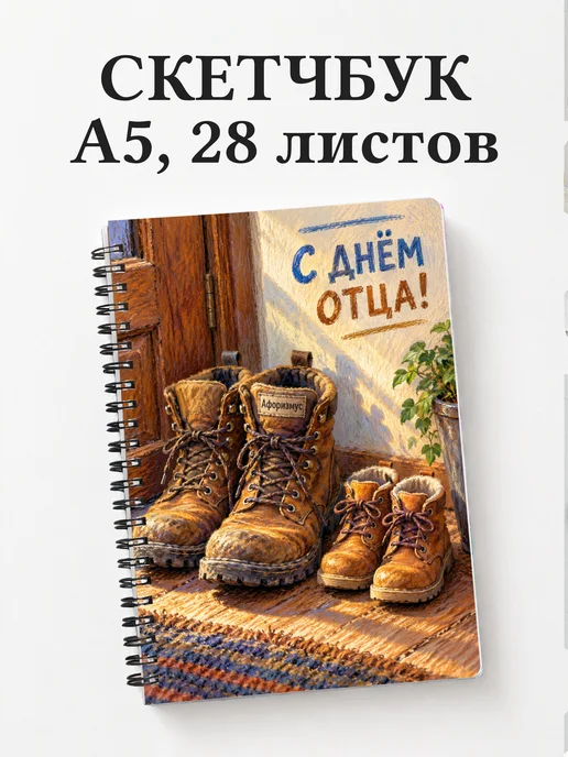 Скетчбук в подарок на День отца