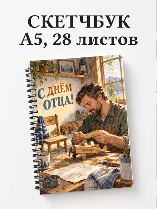 Скетчбук в подарок на День отца