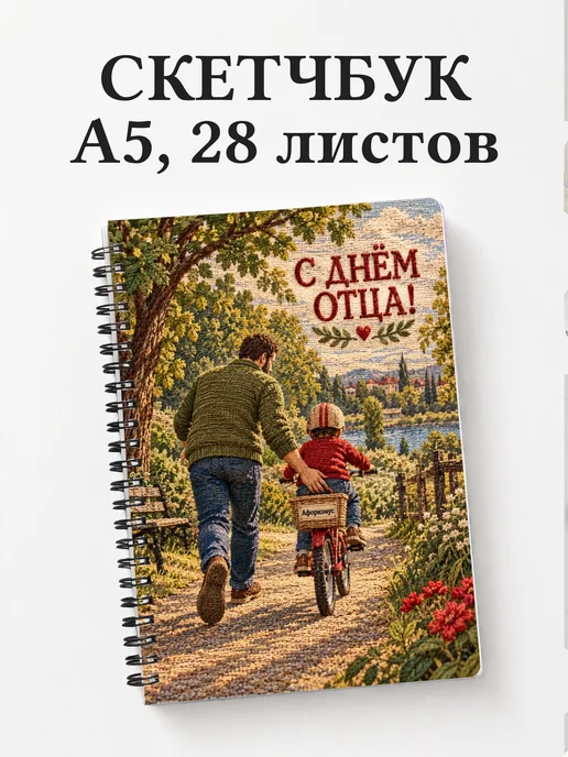 Скетчбук в подарок на День отца