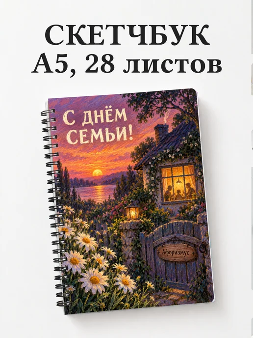 Скетчбук День семьи, любви и верности