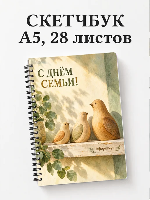 Скетчбук День семьи, любви и верности