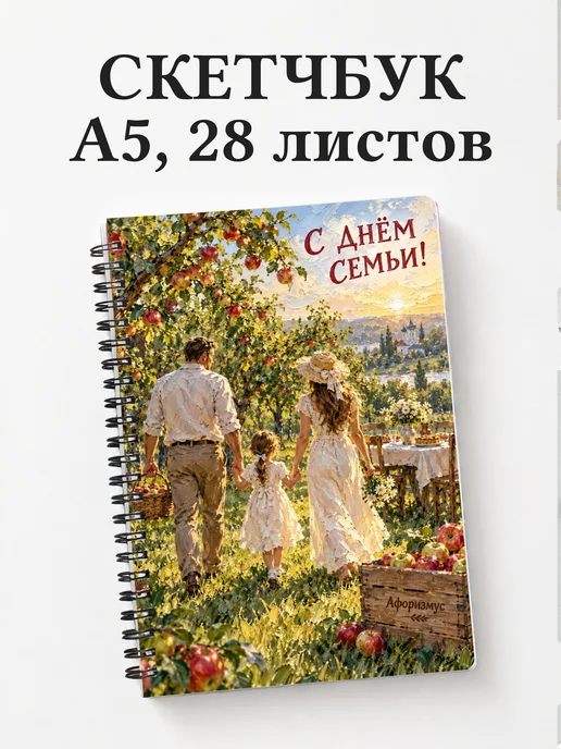 Скетчбук День семьи, любви и верности