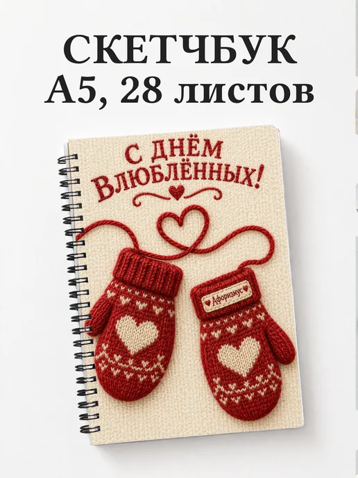 Скетчбук День святого Валентина