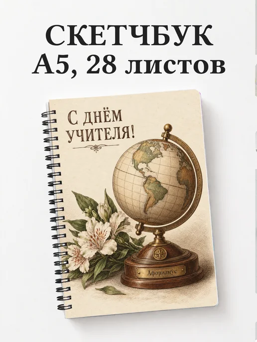 Скетчбук в подарок на День учителя