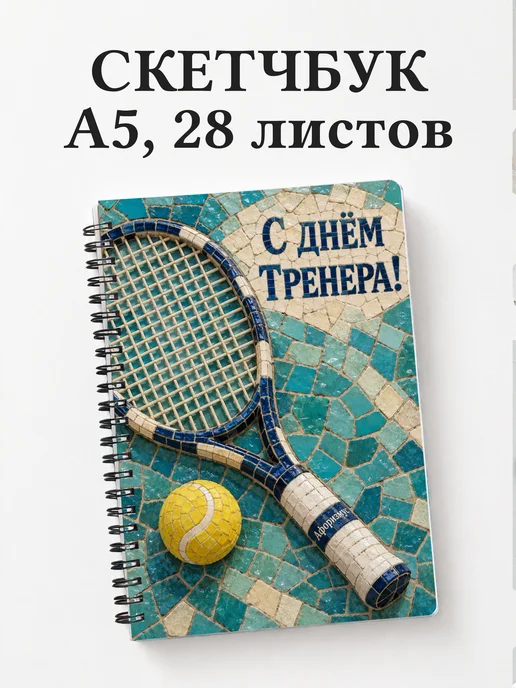 Скетчбук в подарок на День тренера
