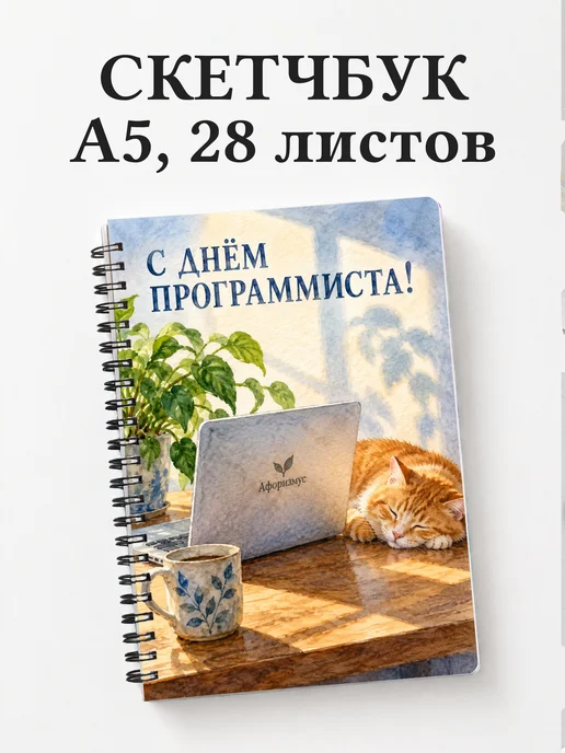 Скетчбук в подарок на День программиста