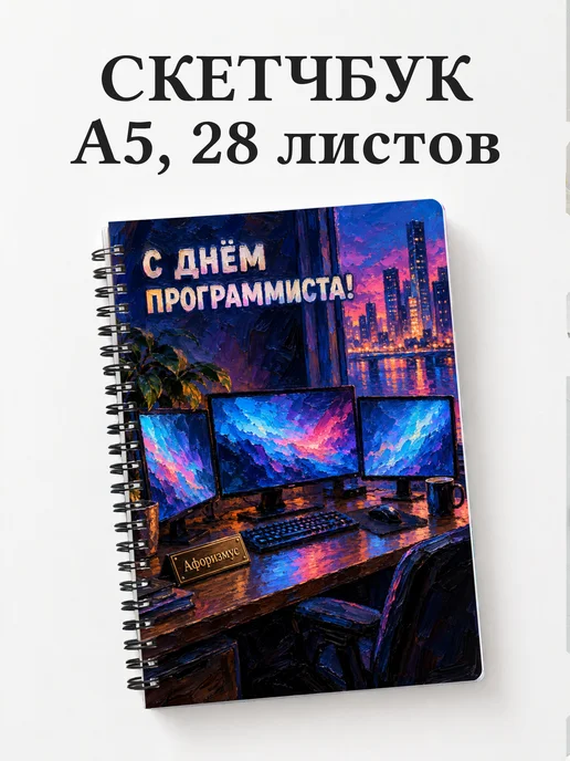 Скетчбук в подарок на День программиста