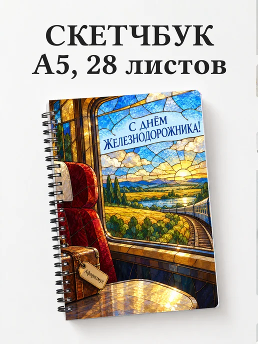 Скетчбук ко Дню железнодорожника