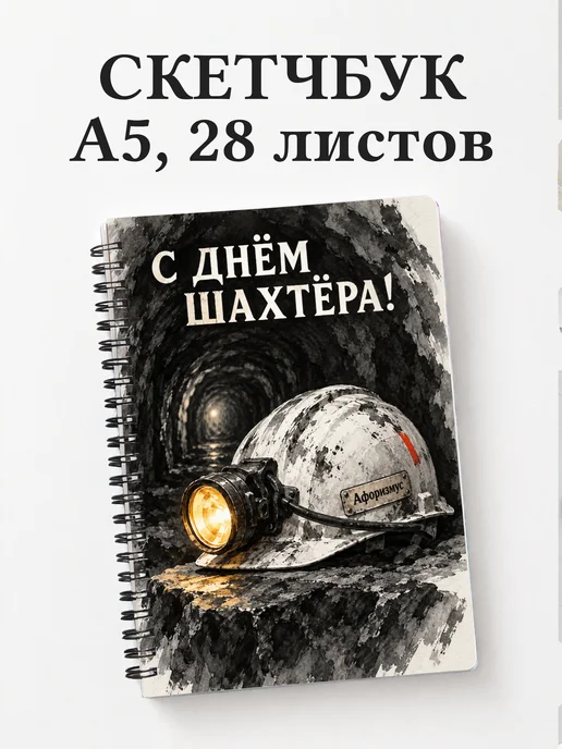 Скетчбук в подарок на День шахтёра