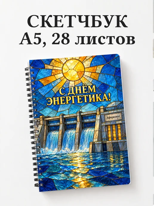 Скетчбук в подарок на День энергетика