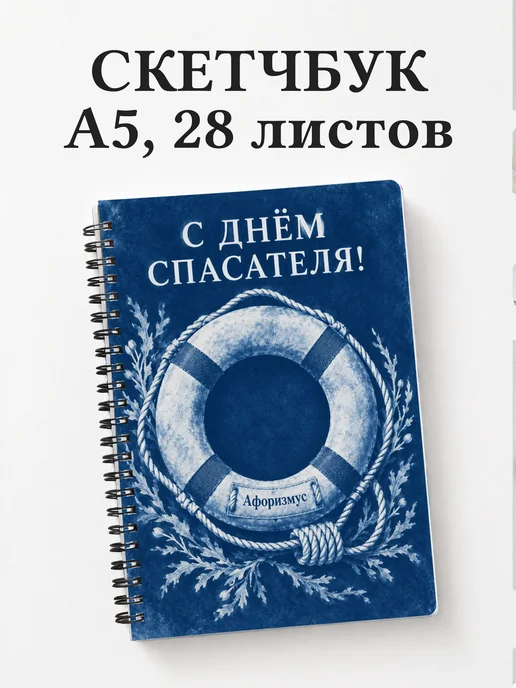 Скетчбук в подарок на День спасателя