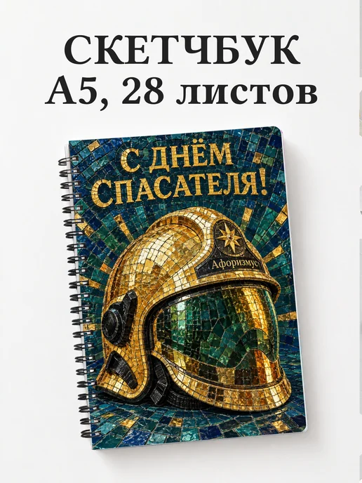 Скетчбук в подарок на День спасателя